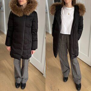 Soia & Kyo Black Down Puffer Coat – Size S